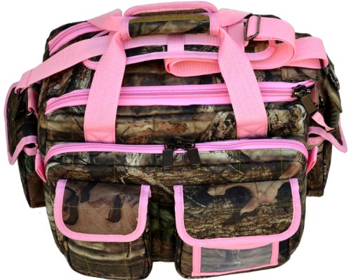 Explorer Tactical Padded Gun Range Multipurpose Bag Mossy Oak , Pink, 16 x 11 x10-Inch