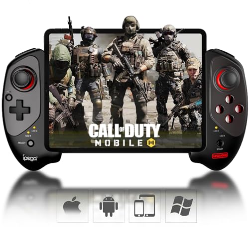 Joso Game Controller for iPad, Tablet (11'), Direct Play, Bluetooth Controller Gamepad for Android, Galaxy Z Fold4, Galaxy Z Flip4, Galaxy S23 S22 21Ultra, Fire HD 10, 8, iPhone 14 13 Pro Max
