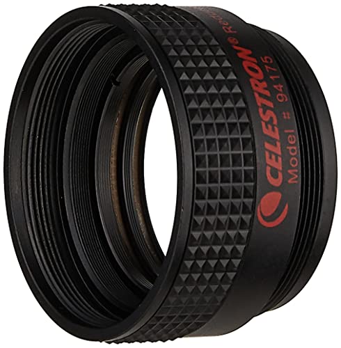 Celestron – Focal Reducer & Field Corrector Imaging Accessory – Reduces Focal Length & Ratio 37% – f/10 to f/6.3 – Ideal for Deep-Sky Observing & Astroimaging – Works w/Schmidt-Cassegrain Telescopes