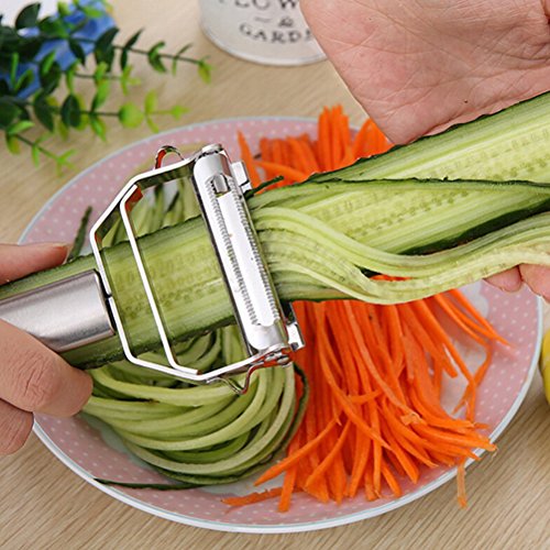 ReNext Multifunction Stainless Steel Julienne Peeler Vegetable Peeler Double Planing Grater Kitchen Accessories Cooking Tools