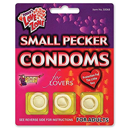 Small Pecker Condoms Adult Novelty Item