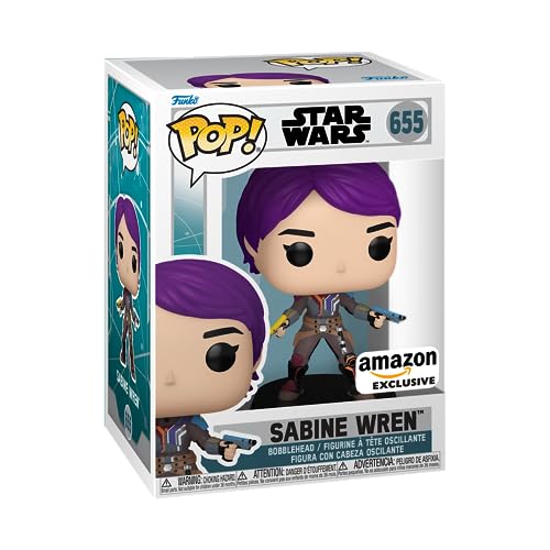 Funko Pop! Star Wars: Ahsoka - Sabine Wren Glow in The Dark, Amazon Exclusive