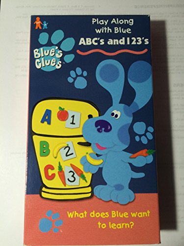 Blue's Clues - ABC's and 1,2,3's [VHS]