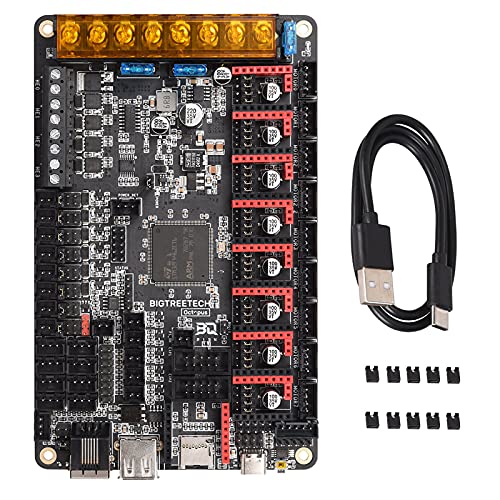 BIGTREETECH Direct Octopus V1.1 Control Board 32Bit Silent Motherboard Support 8 Axis TMC2209 Stepper Motor Driver Compatible btt pi v1.2 to Running Klipper/Marlin for Voron 2.4 CoreXY 3D Printer