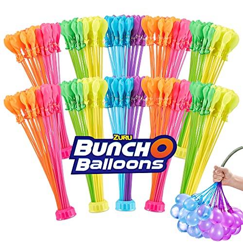 Original Bunch O Balloons Tropical Party 330+ Rapid-Filling Self-Sealing Water Balloons (Amazon Exclusive 10 Pack) by ZURU Water Balloon for the Whole Family, Kids, Teens and Adults