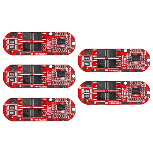 MELIFE 5pcs BMS 4S 25A 16.8V Battery Protection Board for Lithium Battery Protection Circuit Charging Board Module Integrated Circuits.