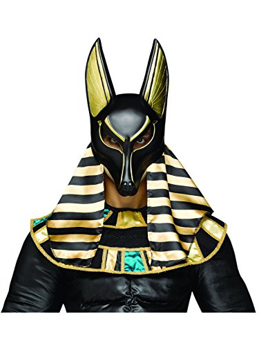 Fun World Men's Anubis Mask, Multi, Adult Size