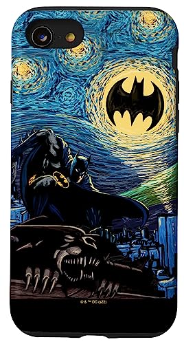 iPhone SE (2020) / 7 / 8 DC Comics Batman Starry Night Style Painting Case