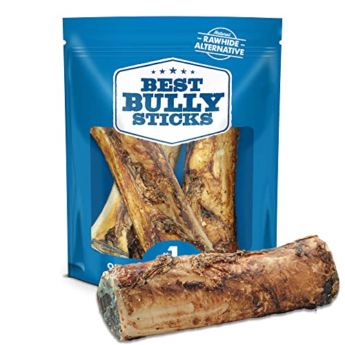 Best Bully Sticks Marrow Bones for Dogs, 3 Pack - USA Packed Healthy Dog Treats, Dog Bones for Large Dogs - Grass-Fed Beef Long Lasting Dog Chews