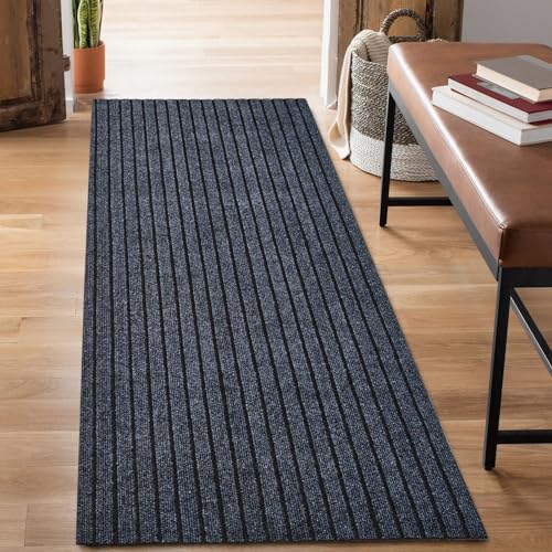 BESTVUE 2' x 6' Runner Rugs with Rubber Backing, Outdoor Indoor Utility Non Slip Carpet Rug Runner for Hallway, Custom Size Area Rugs Mat for Entryway Balcony Patio Kitchen Garage Stair Laundry