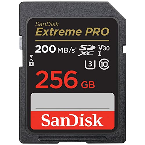 SanDisk Extreme PRO 256GB UHS-I U3 SDXC Memory Card