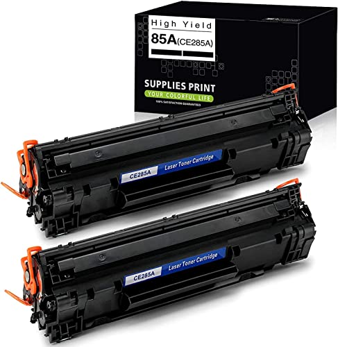 JARB O Compatible Laserjet Toner Cartridge Replacement for HP 85A (Black, 2-Pack)