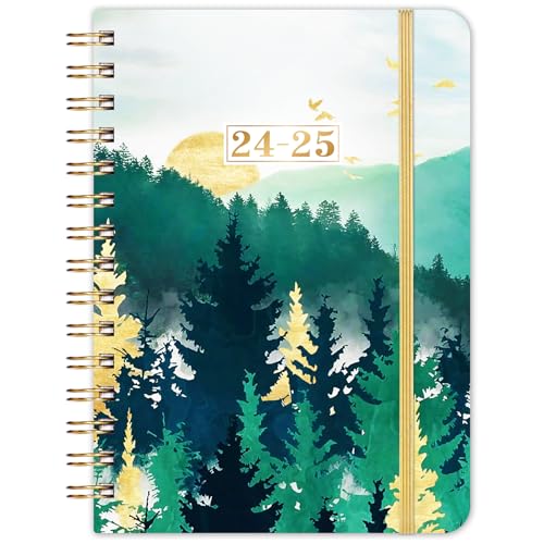 Planner 2024-2025 - Academic Planner 2024-2025, July 2024 - Jun 2025, Weekly and Monthly Calendar 2024-2025 Planner, 6.4' x 8.5', Hardcover with Back Pocket + Monthly Tabs + Thick Paper