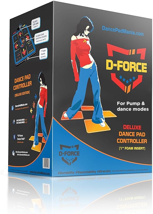 D-Force Deluxe Dance + Pump USB Dance Pad