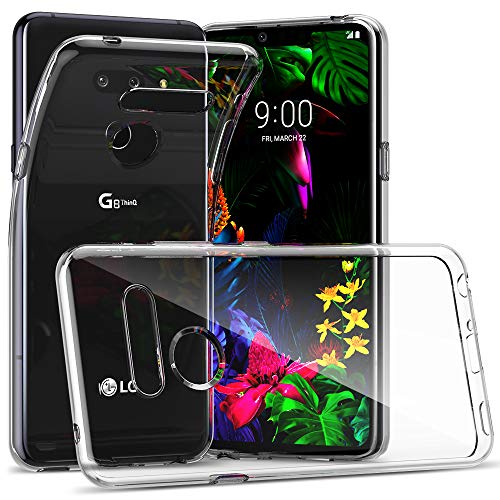 CASEVASN TPU Case Compatiable with LG G8/LG G8 ThinQ, Ultra Slim Thin Shockproof Anti-Scratches Flexible TPU Gel Slim Fit Soft Skin Silicone Protective Case Cover for LG G8 / LG G8 ThinQ (Clear)