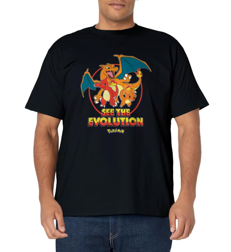 Pokémon - Charmander See The Evolution T-Shirt