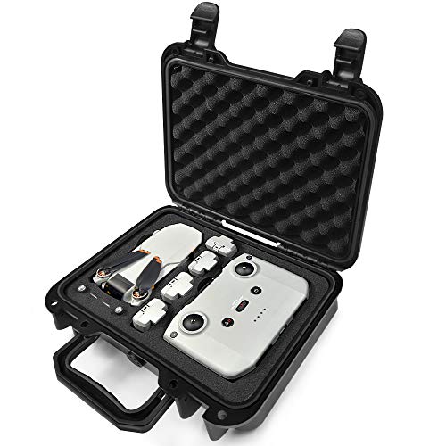 Lekufee Portable Travel Waterproof Hard Case Compatible with DJI Mini 2 SE/DJI Drone and Mavic Accessories(CASE ONLY)