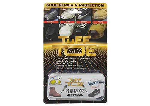 Tuff Toe Boot Protector - Black Boot Covers, Waterproof Repair Glue and Shoe Tip Protector