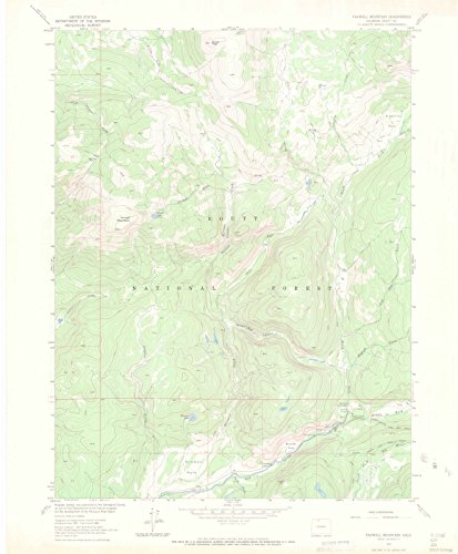 1962 Farwell Mountain, CO - Colorado - USGS Historical Topographic Map : 18in x 24in