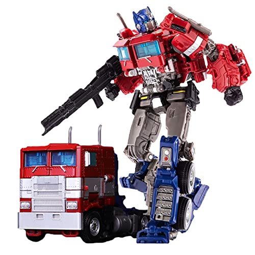 QCCX Car Robot Toys, Deformation Robot Toy, Car Action Figure, Deformed Car Robot with Weapon for Kids Boys Girls
