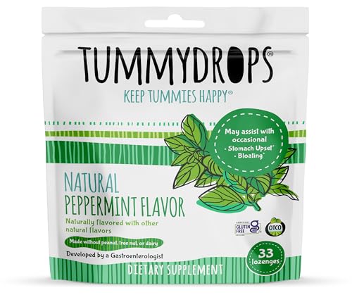 Tummydrops, Natural Peppermint, 30 Drops