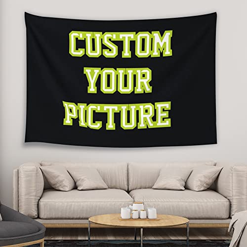 JINJUREN Custom Tapestry Upload Images Banners and Signs Customize For Bedroom 60 * 40 inch Horizontal