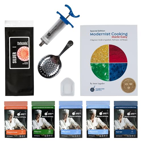 BASIC Molecular Gastronomy 'Made Easy' Starter Kit ⊘ Non-GMO Gluten-Free OU Kosher Certified Ingredients