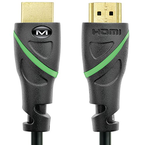 Mediabridge Flex Series HDMI Cable (1 Foot) Supports 4K@50/60Hz, High Speed, Hand-Tested, HDMI 2.0 Ready - UHD, 18Gbps, Audio Return Channel
