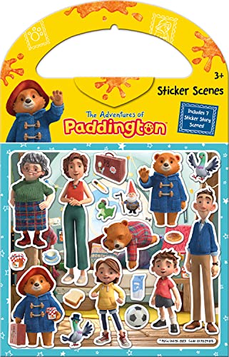 Paper Projects The Adventures of Paddington Sticker Scene Activity Set | Includes 6 Scenes and Around 50 Stickers