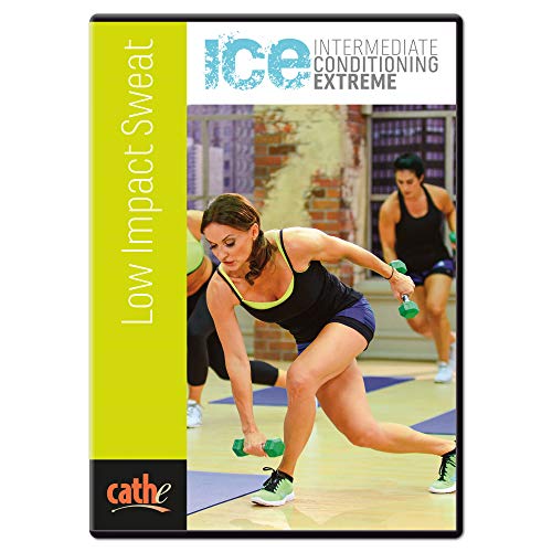 Cathe Friedrich's ICE Low Impact Sweat Workout DVD For Women - Use This Joint Friendly DVD For Cardio Fitness At Home
