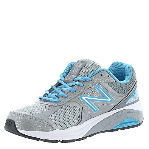 New Balance Women's 1540 V3 Running Shoe, Silver/Polaris, 9.5