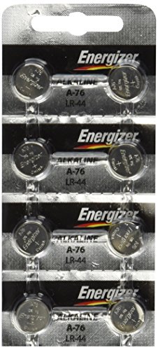 Energizer LR44 1.5V Button Cell Battery x 8 Batteries (Replaces: LR44, CR44, SR44, 357, SR44W, AG13, G13, A76, A-76, PX76, 675, 1166a, LR44H, V13GA, GP76A, L1154, RW82B, EPX76, SR44SW, 303, SR44, S303, S357, SP303, SR44SW) 'Energizer Brand Name Batteries'