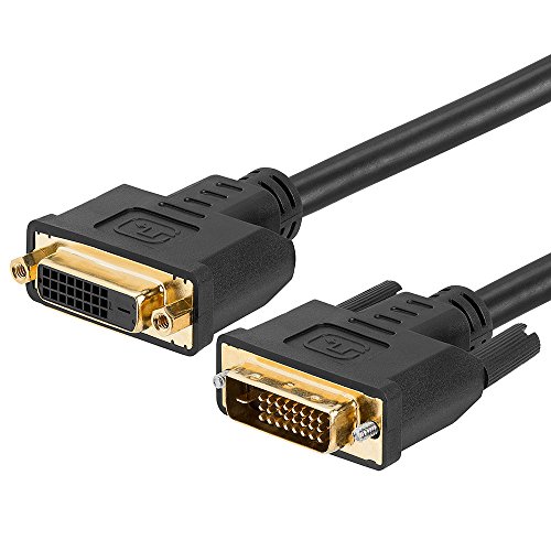 Cmple - DVI D Dual Link Extension M/F Cable -10 Feet (Gold Plated)