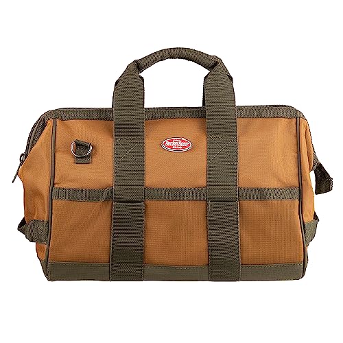 Bucket Boss Gatemouth 16 Tool Bag in Brown, 60016, 15 liters(Brown)