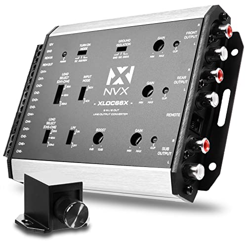 NVX XLOC66X 6 inputs / 6 outputs High Voltage Active Line Output Converter with Impedance Matching and Remote Level Control