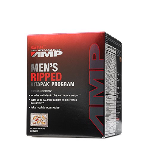 GNC Pro Performance AMP Men's Ripped Vitapak Program, 30 paks