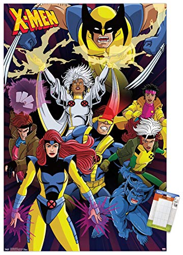 Trends International Marvel Comics - The X-Men - Awesome Wall Poster, 22.375' x 34', Poster & Mount Bundle