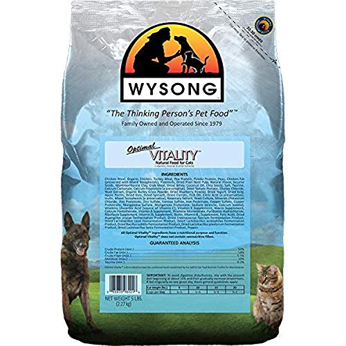 Wysong Optimal Vitality Adult Feline Formula Dry Cat Food, 5 lb