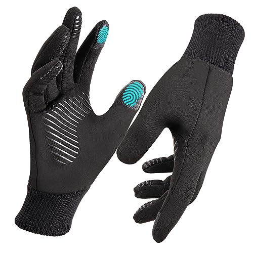 FEWTUR Winter Heated Gloves for Men Women Cold Weather - Thermal Warm Gloves with Touchscreen Finger for Running