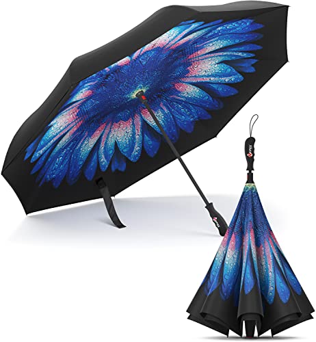 Repel Umbrella Large Umbrellas for Rain Windproof - Easy Automatic Open & Close, Heavy Duty Reinforced Fiberglass Frame - Portable, Folding, Compact Umbrella for Travel - All-Weather Strong Umbrella