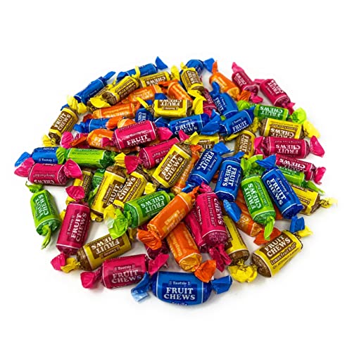 Holiday Special Tootsie Roll Fruit Chews - 1 lbs - Original Chewy Fruity Taffy Candy Soft Chews - Assorted 8 Flavor Variety Bulk Mix in Resealable Pantry Bag - Individually Wrapped, 16 oz.