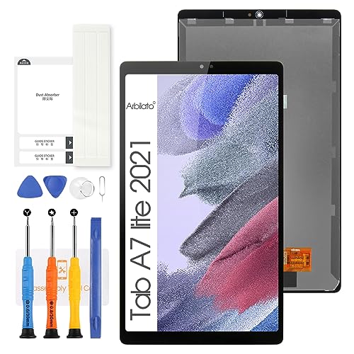 Screen for Samsung Galaxy Tab A7 Lite 2021 Screen Replacement for Samsung T220 Tablet LCD Screen SM-T225,SM-T220,SM-T225N Touch Display Digitizer Assembly Repair Parts（Black）