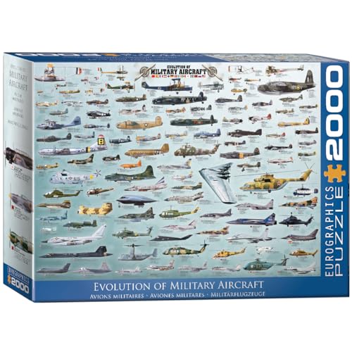 EuroGraphics Evolution of Military Aircraft Puzzle (2000-Piece) (8220-0578)