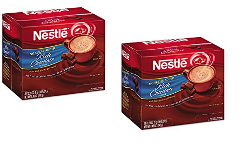 Nestle Hot Chocolate Packets, Hot Cocoa Mix, Sugar Free and Fat Free, 30 Count (0.28 oz Each)
