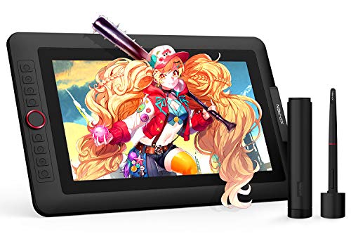 XPPen Drawing Tablet with Screen Full-Laminated Graphics Drawing Monitor Artist13.3 Pro Graphics Tablet with Adjustable Stand and 8 Shortcut Keys (8192 Levels Pen Pressure, 123% sRGB)