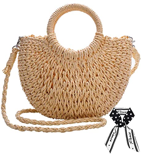 Dailyacc Straw Shoulder Bag For Women Woven Purse Summer Beach Envelope Clutch Straws Wallet