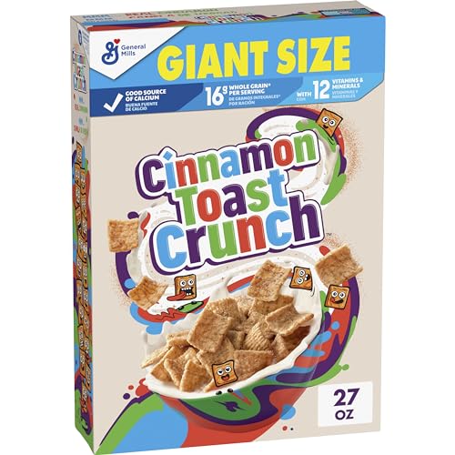 Original Cinnamon Toast Crunch Breakfast Cereal, 27 OZ Giant Size Box