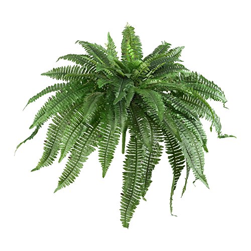Nearly Natural 48IN Artificial Boston Fern Large Hanging Plant, Set of 2 Artificial Ferns that Look Real for Home Décor
