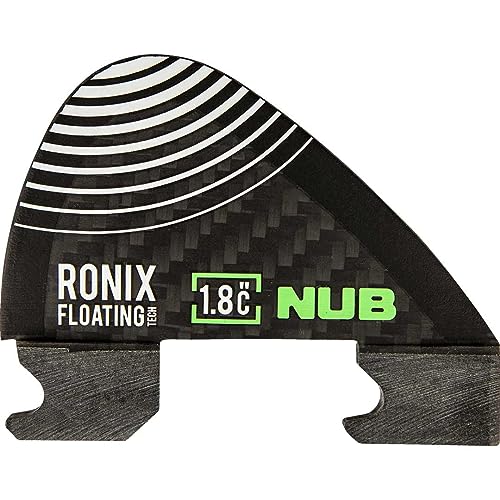 Ronix 1.8 in. - Floating Wakeboard Fin-S 2.0 - Nub Center Surf Fin - Carbon