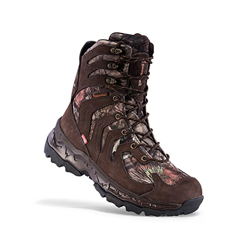 Browning Mens Buck Seeker 8in Big Game Boots, Bracken/Mossy Oak Country, 10.5M, F000003620133